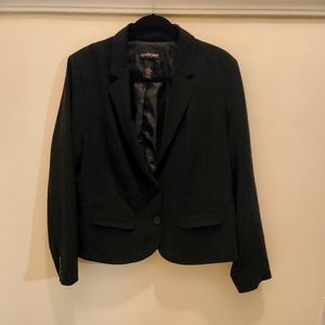 Pleated back Blazer Jacket